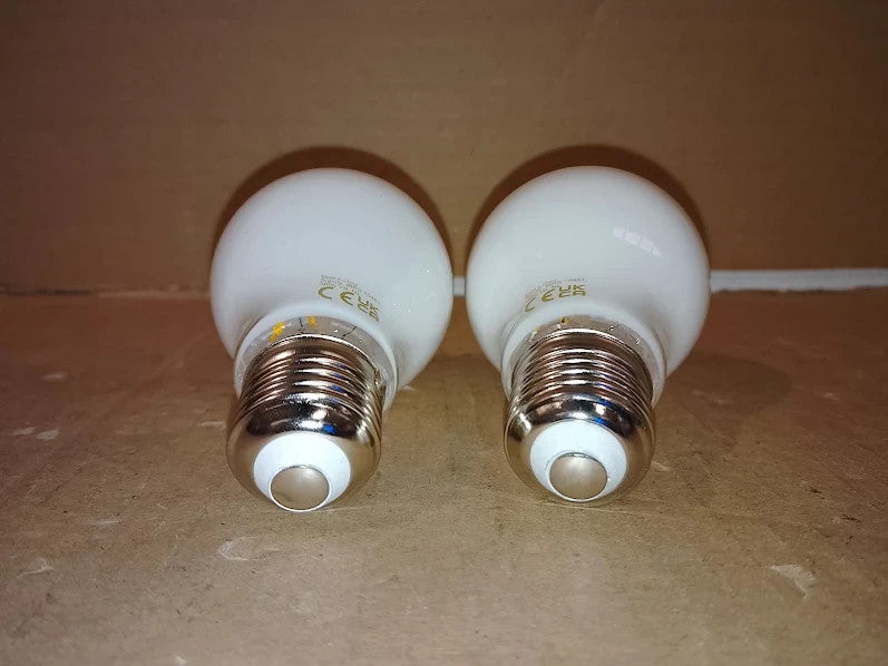 Philips LED Frosted A60 Light Bulb 2 Pack Warm White 2700K E27 Edison Screw
