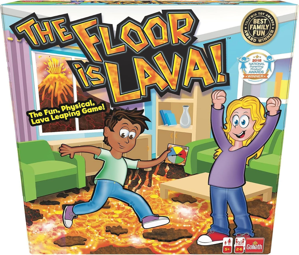 Goliath The Floor Is Lava The Fun Physical Leaping Game Kids Party 5+ New