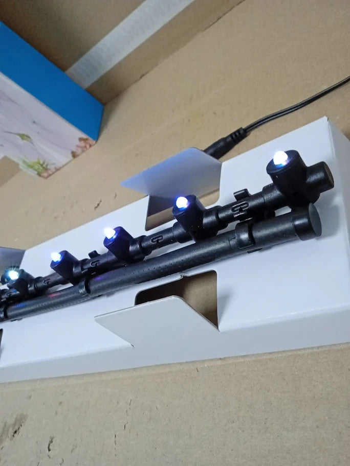 Interpet LED Flexible Bubble Wand Light Air Wall Fish Tank Multi Colour 34cm New