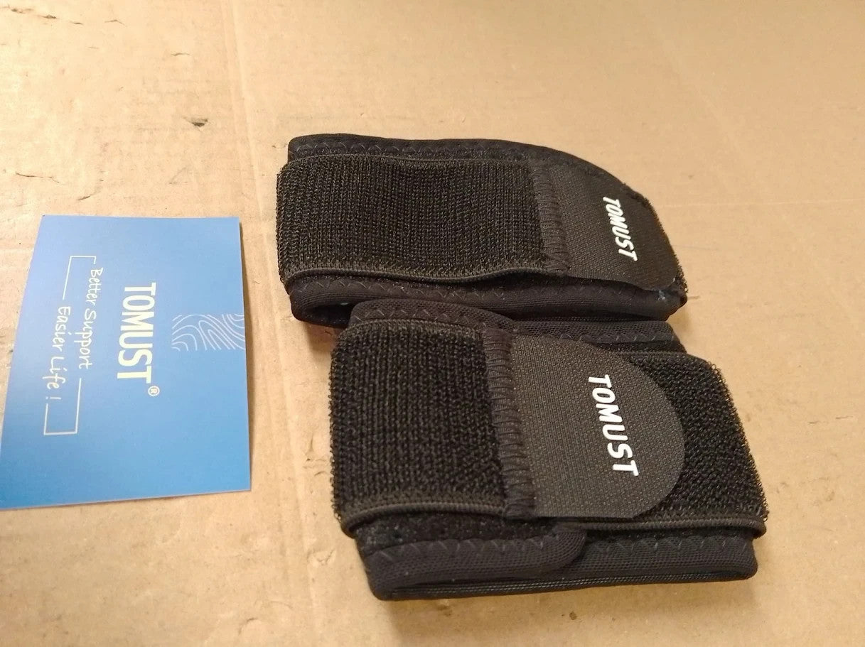 Tomust 2pc Comfortable Wrist Brace Adjustable Wrist Support Compression New