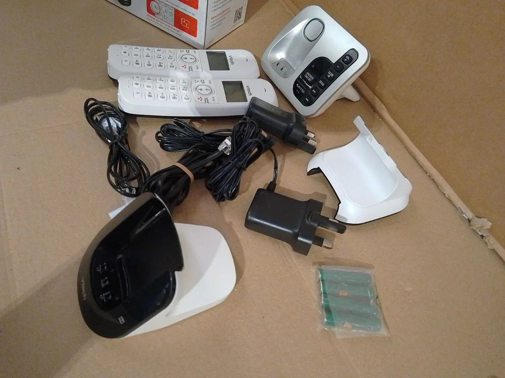 VTech CS1551 DECT Cordless Phone Answering Machine Call Block 2 Handsets New