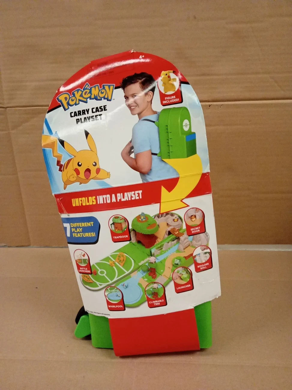 Pokemon CARRY CASE PLAYSET Gotta Catch Em All Bounding Boulder Trap