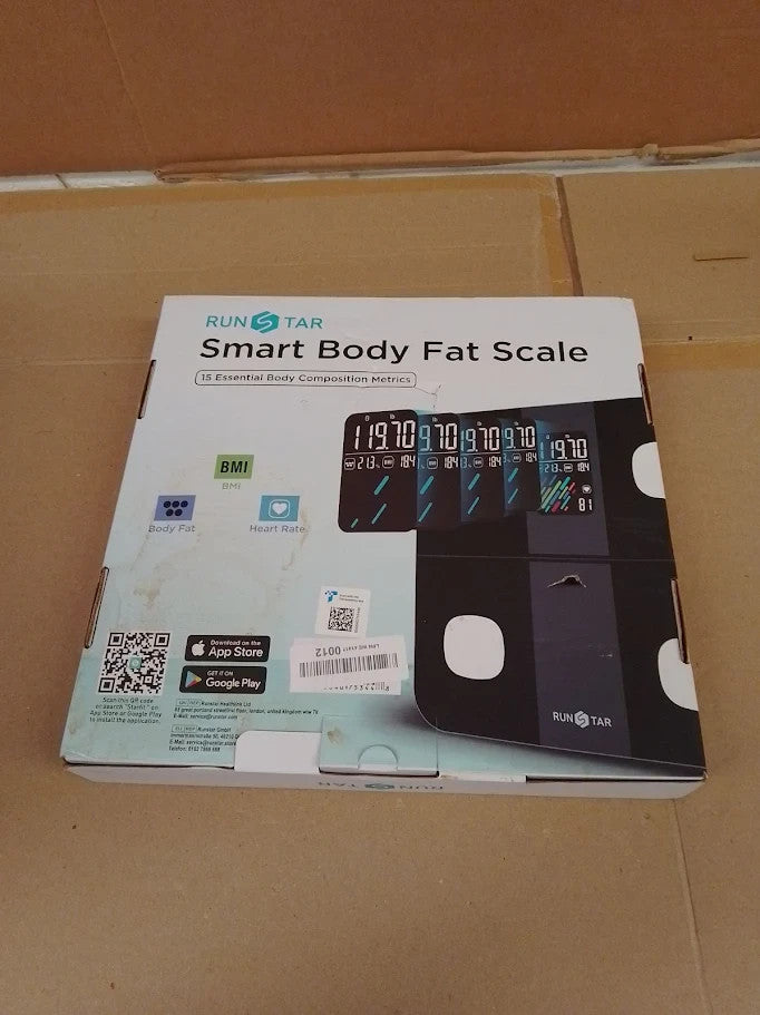 Runstar Scales Body Weight Fat Percentage Bathroom High Accuracy Large 400lb New