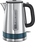 Russell Hobbs kettle 1.7L 3000W Stainless Steel Ocean Blue 22.5x15.8x24.5cm New