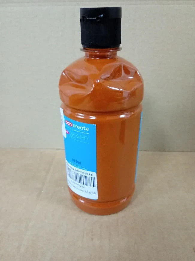 Mont Marte Signature Crimson Acrylic Paint 500ml Semi Matte Finish Crafts New