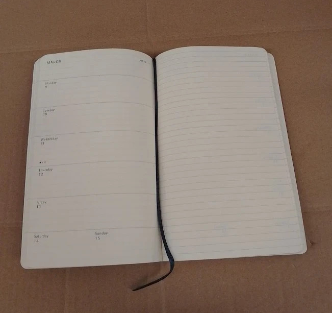 Moleskine 2025 2026 Weekly Planner 18 Month Large Soft Cover Sapphire Blue