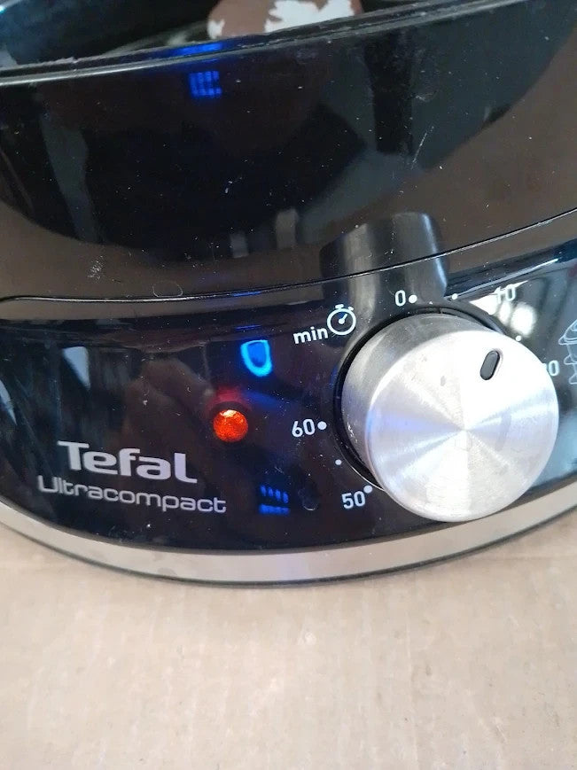Tefal Ultracompact Steam Cooker 9L Stackable 3 Tier Food Steamer VC204865