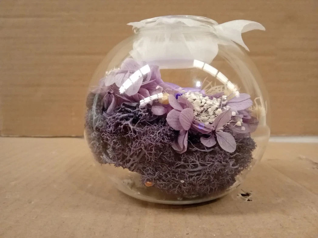 Eternal Preserved Real Rose Glass Dome Gift Mothers Day Valentine Christmas