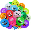 Youyike 200pcs Emotion Series Latex 12in Smiley Face Colourful Ballons New