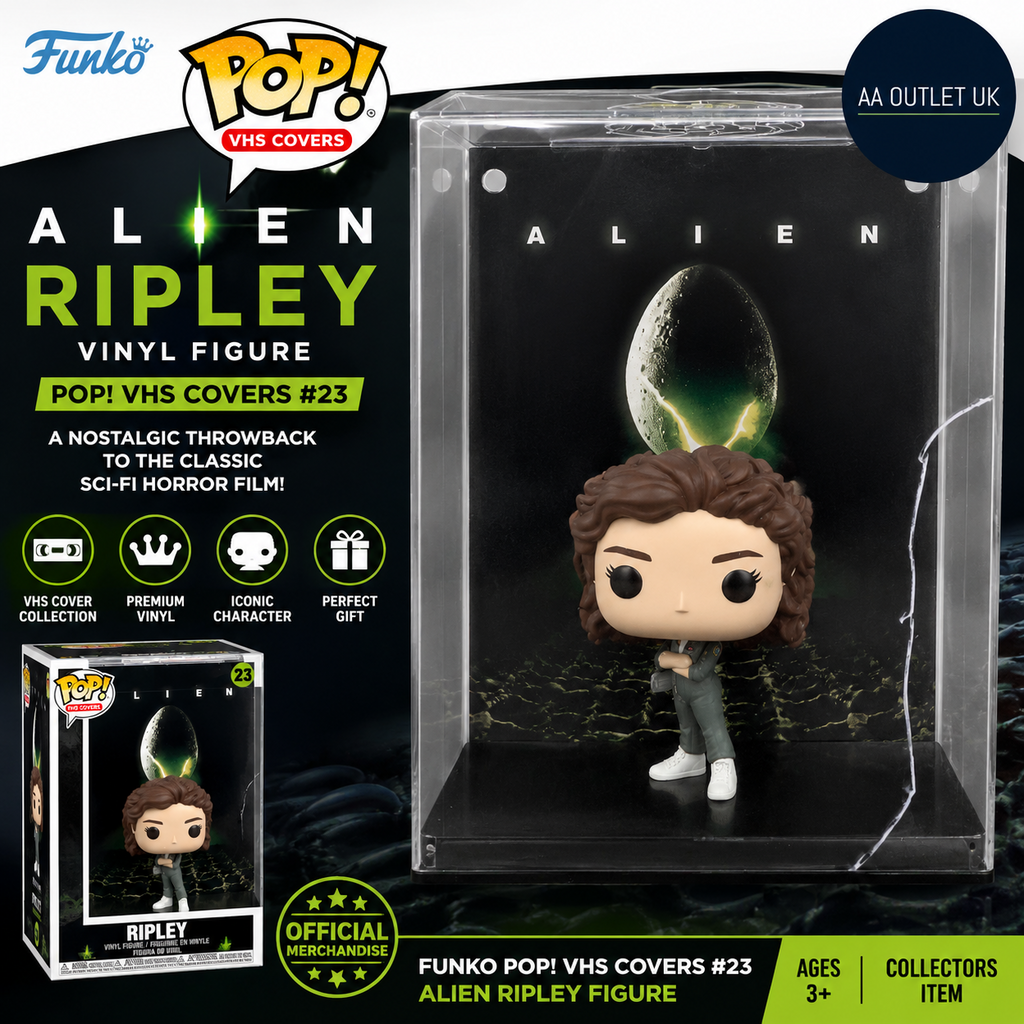 Funko POP VHS Covers 23 Alien Ripley Figure Kids Adults Display