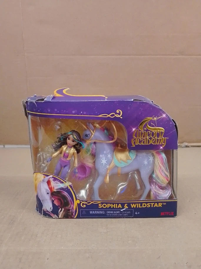 Unicorn Academy Sophia Wildstar Set 2 Riding Accessories Hair Styling 4+ New