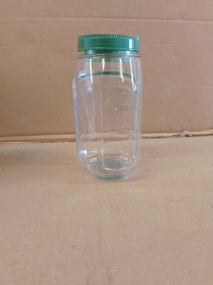 Vluvla Salad Pod Jar Portable Container Leakproof Dressing Cup Vertical 1L
