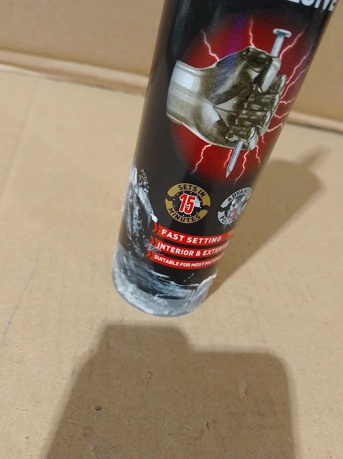 EVO-STIK Seriously Strong Stuff White 290ml Fast Setting Adhesive In 15min