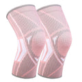 Ruilala Knee Support Adjustable Brace 2 Pack Unisex Anti Slip Pink Large New