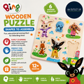 Lisciani Bing Wooden Puzzle Shapes Assemble Baby Educational Learning Shape 1+