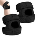Rucudim Knee Brace 2pcs Adjustable Support Sleeves Men Woman XXS Black New
