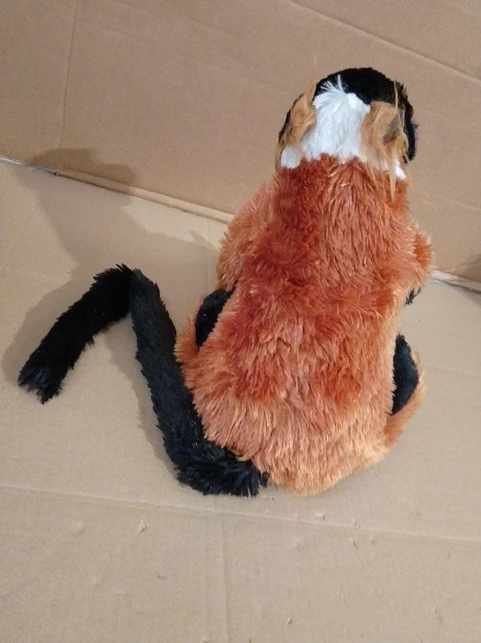 Wild Republic 30cm Cuddlekins Red Ruffed Lemur 12x3.15x11.5in New