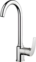 Kitchen Tap Chrome Single Lever Swivel Mixer Tap Monobloc Uk Standard New