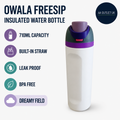 Owala FreeSip Insulated Stainless Steel Water Bottle With Straw For Sports