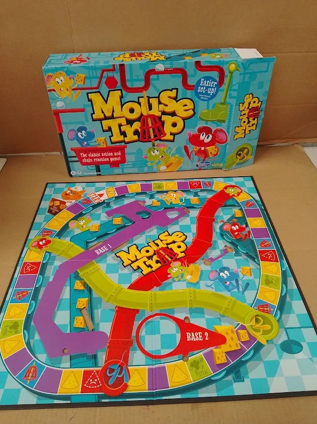 Hasbro Gaming Mouse Trap Board Game Easier Set Up Previous Versions Kids +6 New
