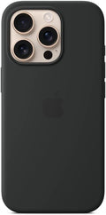Apple iPhone 16 Pro Silicone Case MagSafe Black Magnetic 6.3 Inches New