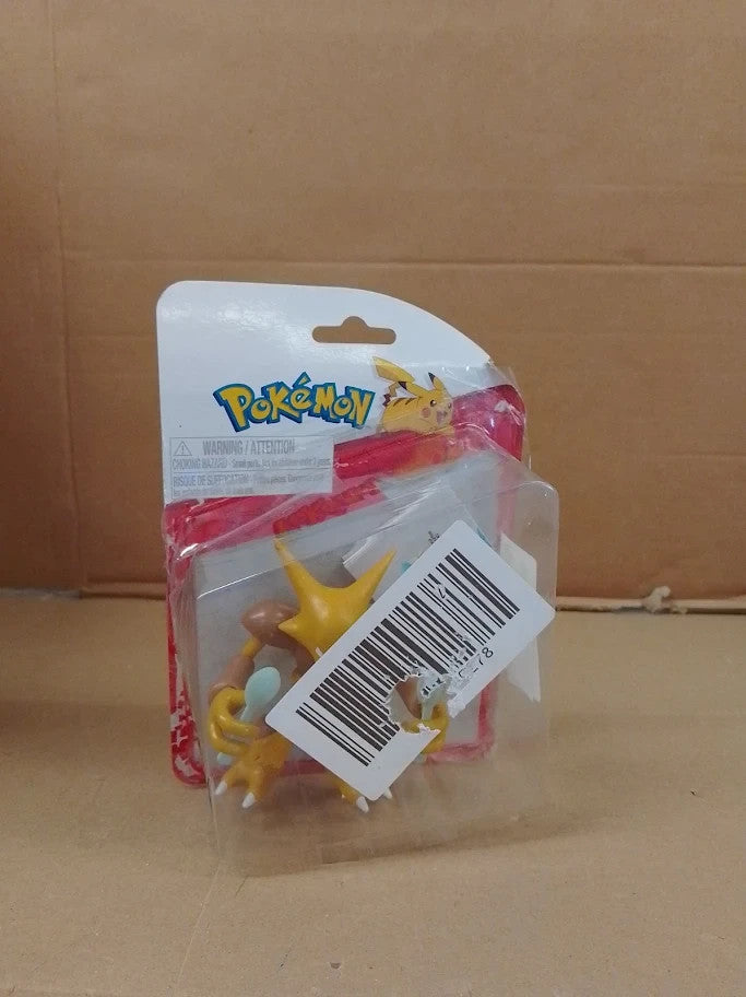 Pokemon Alakazam Battle Feature Figure 4.5in Ready Yellow 4+