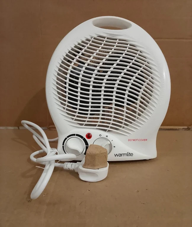 Warmlite WL44002 2000W Thermo Fan Heater 2 Heat Settings Overheat Protection