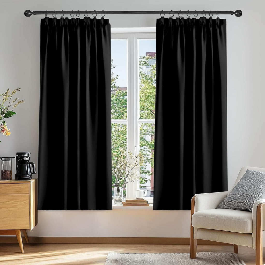 Deconovo Window Treatment Blackout Curtains Thermal Insulated 160x106.7cm New