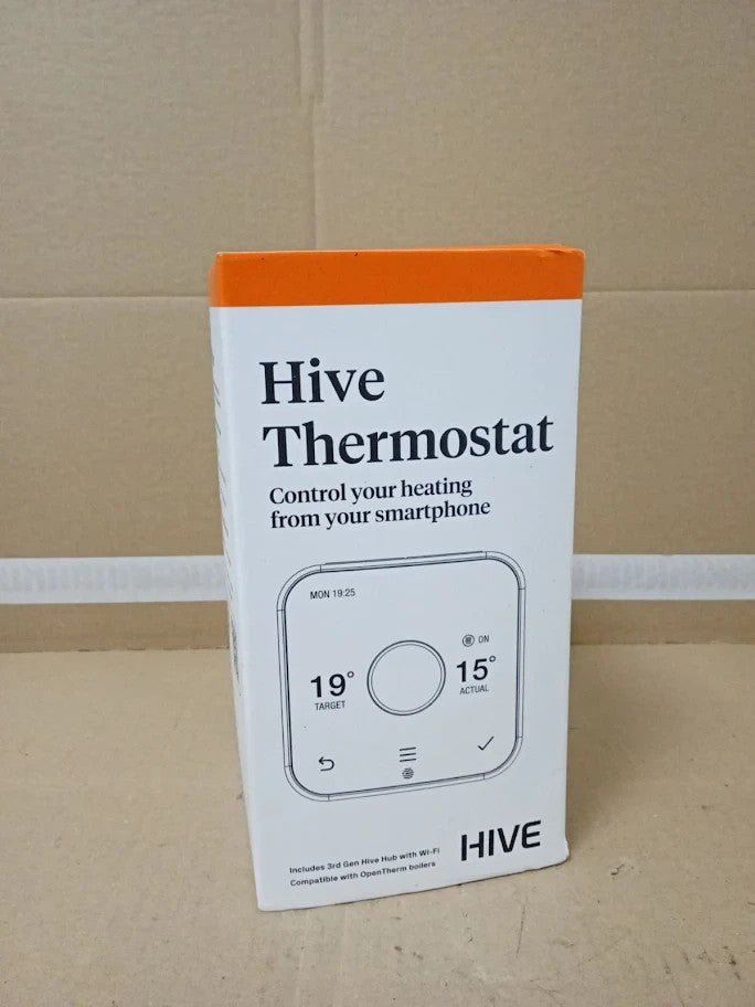 Hive Thermostat Heating Control Nano 3 Hub White Combi Boiler Required New