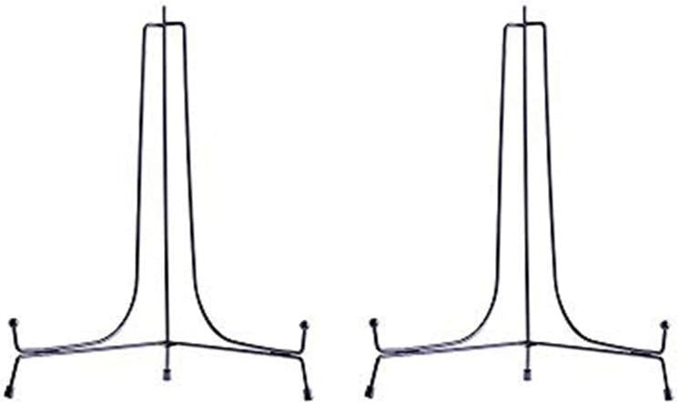 Hchlqzl Large Plate Stands Display 12in Black Iron Easel Holders New
