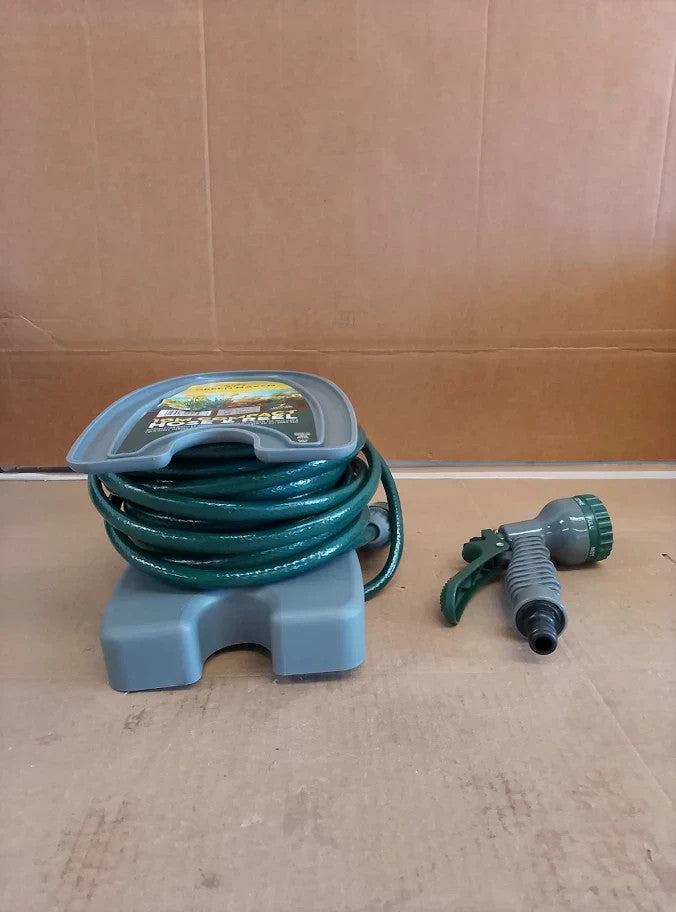 Green Haven Garden Hose Pipe Reel 10m 32ft Lightweight Compact For Garden New