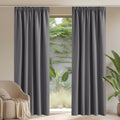 Pony Dance Door Curtain Thermal Insulated 2 Panels Blackout 2.13x1.68m New