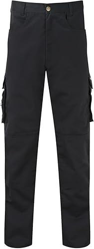 TuffStuff Pro Work Trousers Heavy Duty Tradesman W42in L32.5in Knee Pockets New