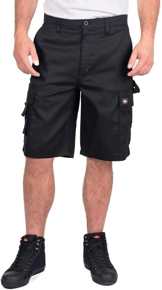 Lee Cooper men Lcsho806 Classic Multi Pocket Cargo Heavy Duty Short 34W New