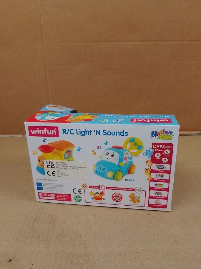 Winfun Childrens Radio Controlled Car Steering Wheel Blue 1+ New