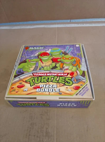 Magic The Gathering Teenage Mutant Ninja Turtles Pizza Bundle Card Game 13+ New