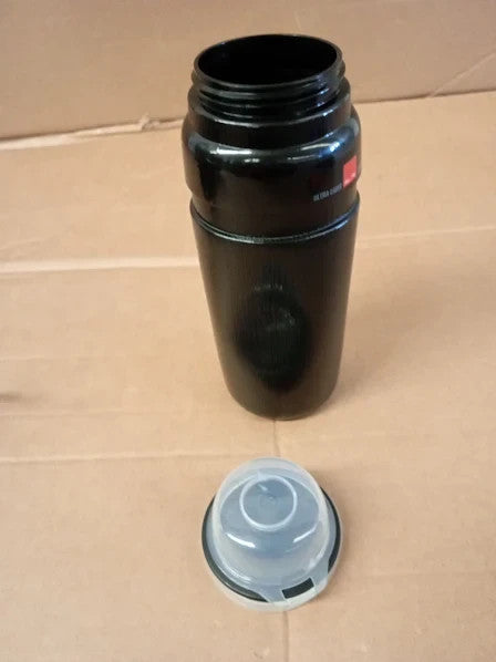 Elite Fly MTB Water Sports Bottle 750ml Tex Black Ultra Light Dust Proof New
