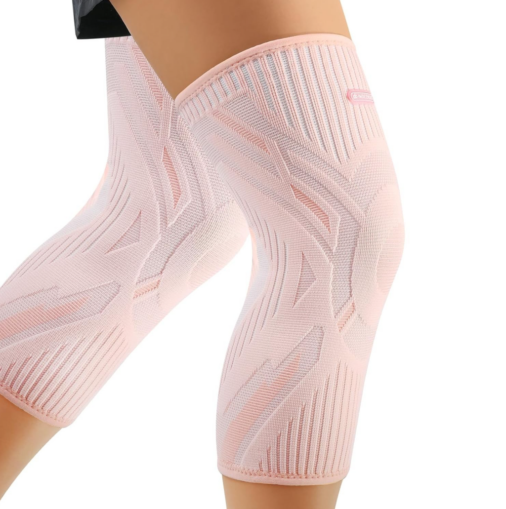 INDEEMAX Knee Support Sleeves Pair Compression Sports Running Brace Large New