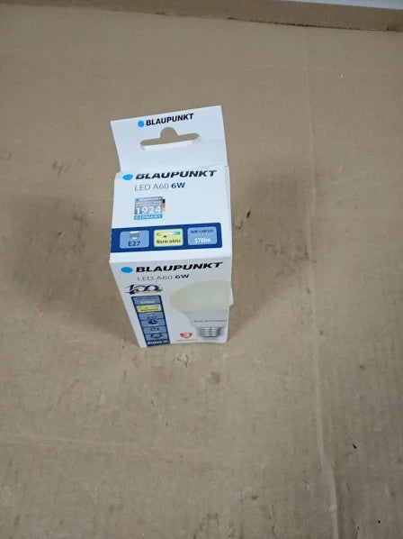 Blaupunkt LED Bulb Classic A60 LED Lamp E27 Base Screw 6W Replaces 60W New