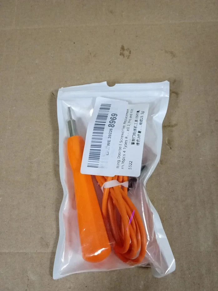 Ring Doorbell Screwdriver Replacement Screws Charging Cable Durable Orange New