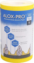 Axus Decor Alox-Pro Sandpaper Roll 120 Grit 5mx115mm Aluminium Oxide Design New