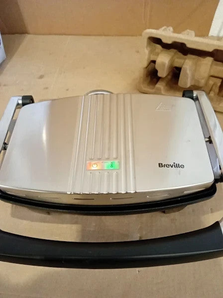 Breville Sandwich Panini Press Toastie Maker 3 Slice Stainless Steel VST025