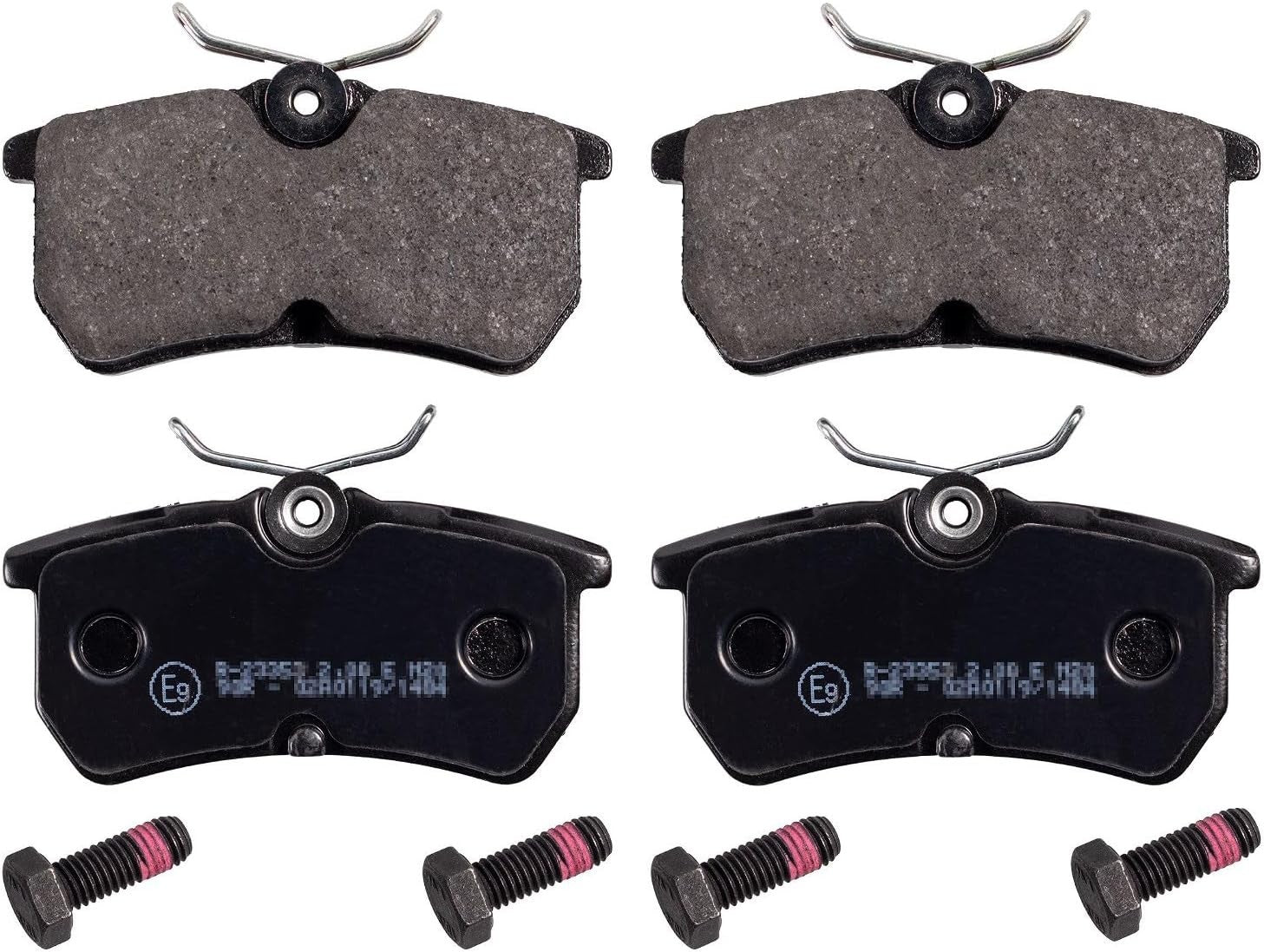 Blue Print ADF124216 Brake Pad Set Disc 4pc For Car Rear 05057746062804 New