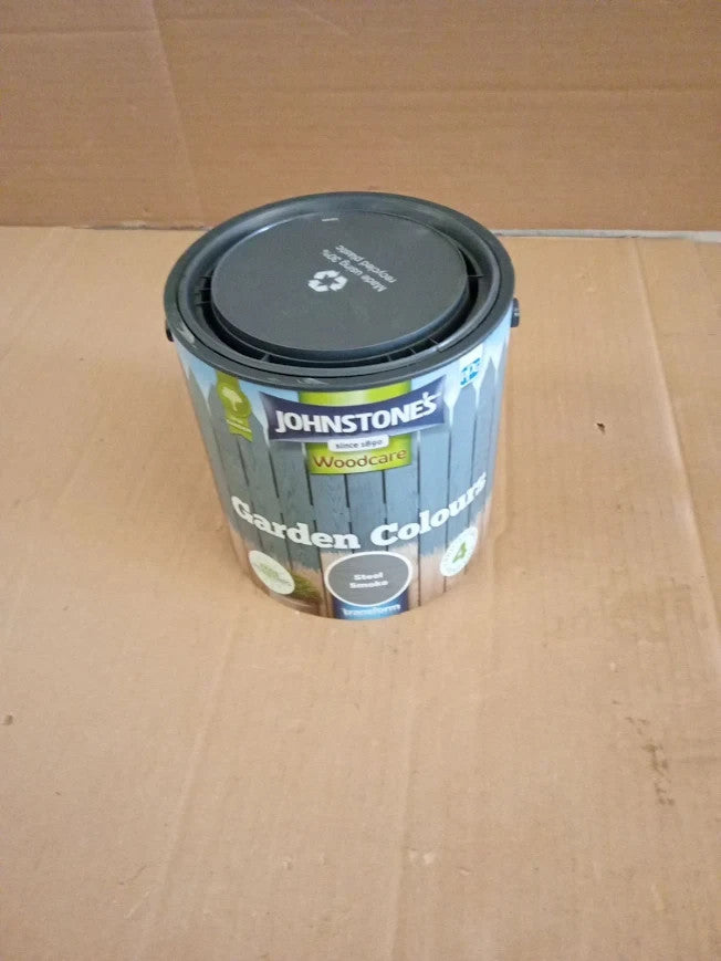 Johnstone Garden Colours Steel Smoke Exterior Wood 2.5L Fade Resistant New