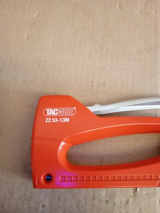 Tacwise 1218 Z2 53-13M Metal Staple Gun Type Orange Grey Heavy Duty Design