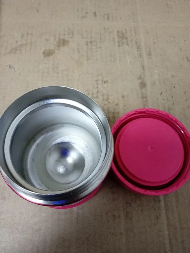 Thermos Pink Kids Food Flask 290ml BPA Free Stainless Steel Spill Proof Thermal