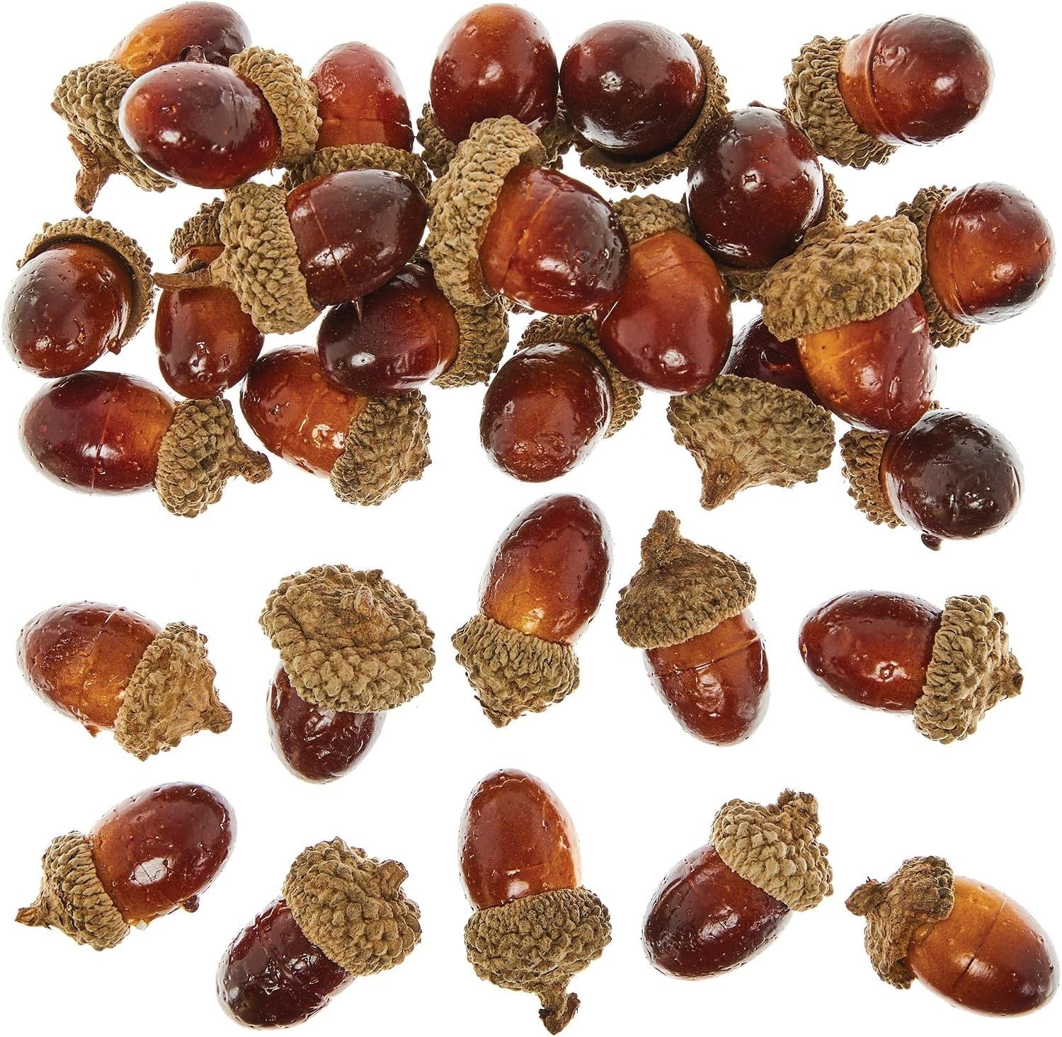 Baker Ross FN307 Artificial Acorns Crafts 29 Pieces Autumn Essentials Wreath New
