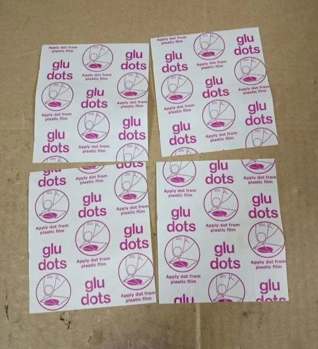 Bostik Extra Strong Glu Dots Clear Double Sided Adhesive Craft Fixing Design New