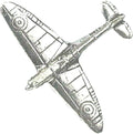 Spitfire Fridge Magnet WW2 RAF Fighter Plane World War II Aviation  Gift New