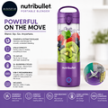 Nutribullet Portable Blender Purple Powerful Extractor Blade 475ml Cup To Go